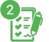 An Illustration of a clipboard with a pen
