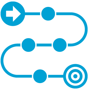 an illustration of a diagram process from the start to the ending